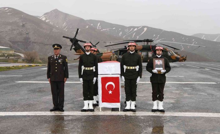 ‘Pençe-Kilit’ operasyonu şehidine uğurlama töreni