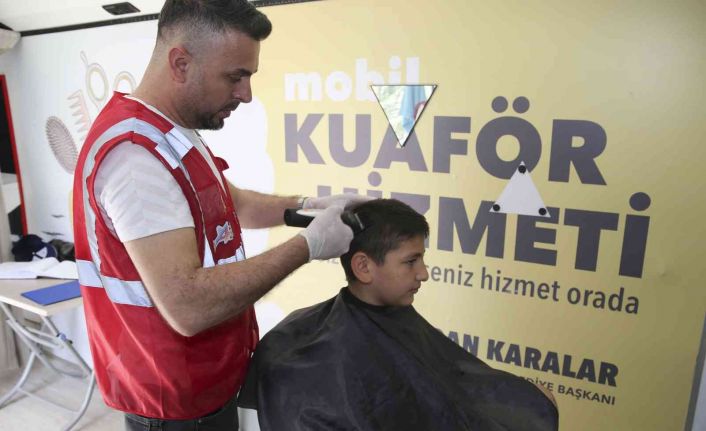 Şehit ve gazi yakınlarına bayram öncesi berber-kuaför hizmeti Büyükşehir’den