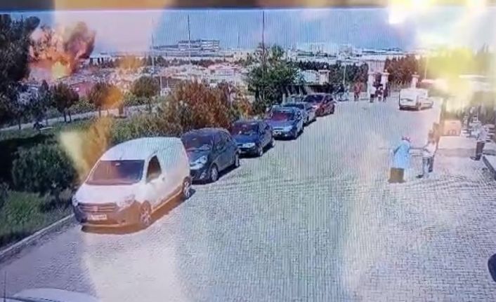 Tuzla’da fabrikada ilk patlama anına ilişkin yeni görüntüler ortaya çıktı
