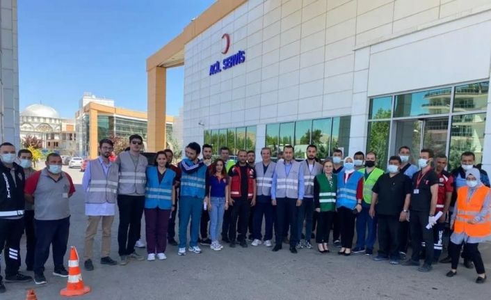 Afyonkarahisar’da 11 hastanede HAP tatbikatı