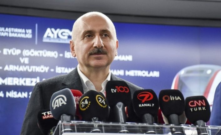 Bakan Karaismailoğlu: “Halkalı-İstanbul Havalimanı metro hattında yüzde 78 ilerleme kaydettik”