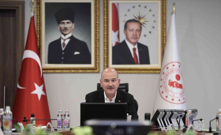 Bakan Soylu, 2022 FİFA Dünya Kupası’nda alınacak güvenlik önemleri çerçevesinde Katarlı yetkililer ile görüştü