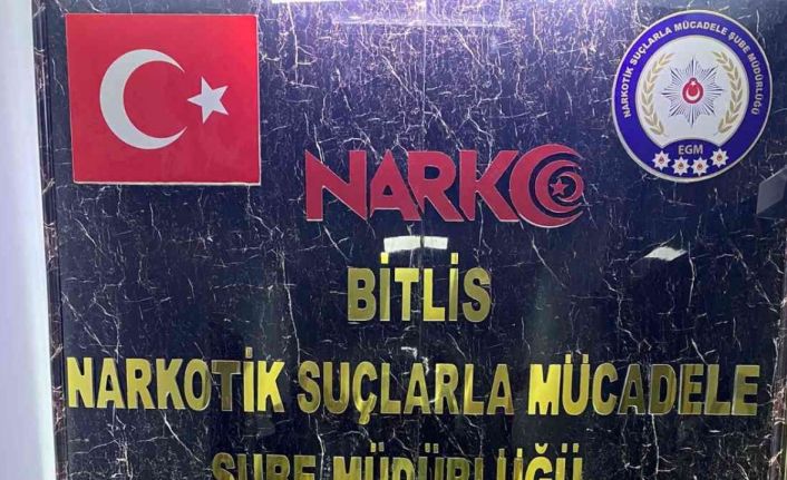 Bitlis’te uyuşturucu operasyonu: 9 gözaltı
