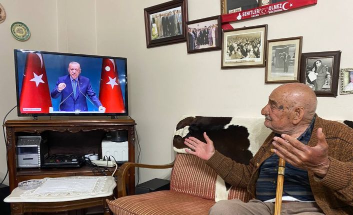 Boraltan Köprüsü faciasının 100 yaşındaki tanığı Bekir Doğan’dan Cumhurbaşkanı Erdoğan’a destek