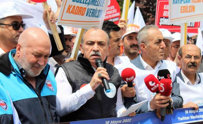 Büro Memur-Sen Genel Başkanı Yazgan: “Sosyal Güvenlik Kurumu’ndaki personelin hakkının teslim edilmesini istiyoruz”