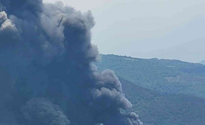 Bursa’da Barakfakih Organize Sanayi Bölgesindeki bir fabrikada yangın çıktı. Bölgeye çok sayıda itfaiye ekibi sevk edildi.
