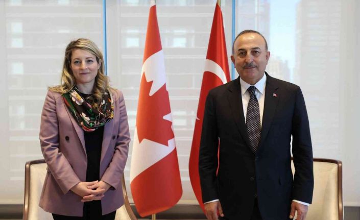 Dışişleri Bakanı Çavuşoğlu, Kanada Dışişleri Bakanı Melanie Joly ile görüştü