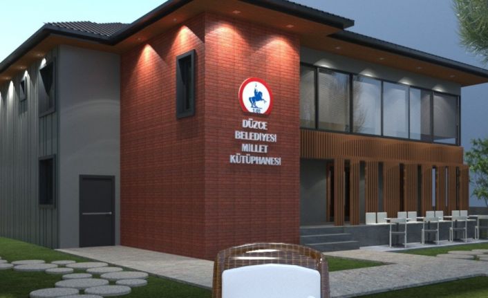 Düzce’nin kütüphanesinde çalışmalar sürüyor