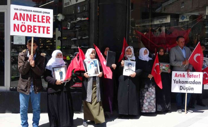 Evlat nöbetindeki anne: “HDP milletvekilleri sizi kandırıyorlar”