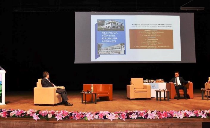 GTÜ Girişimcilik Zirvesi’nde konuşan Altınova Belediye Başkanı Dr. Metin Oral: