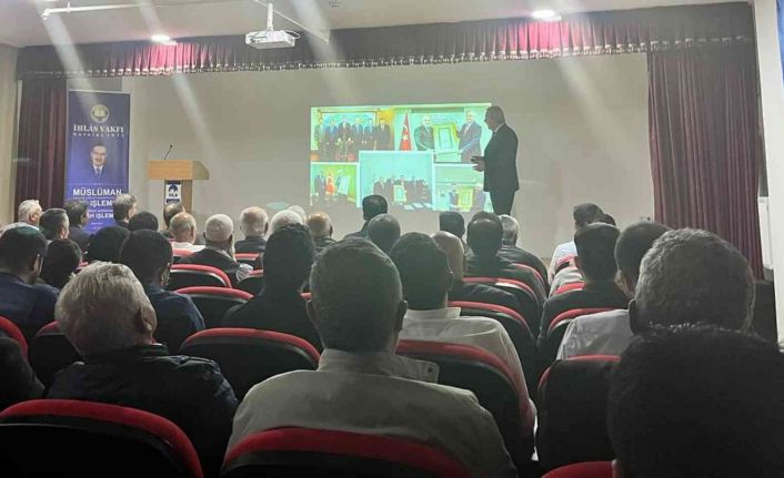 İhlas Vakfı Mütevelli Heyet Başkanı Aydın, Kastamonu’da İhlas Vakfı’nın faaliyetlerini anlattı