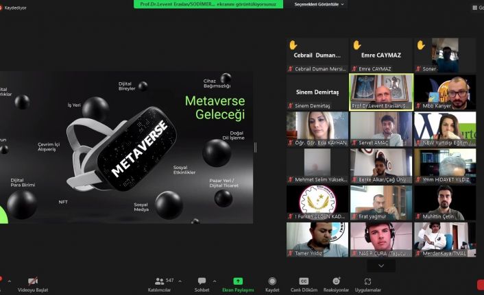 Kariyer merkezinin metaverse etkinliğine 5 oturumda 6 bin 787 kişi katıldı