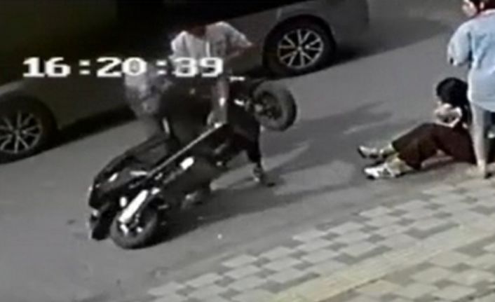 Kaza anı Güvenlik Kameralarına yansıdı