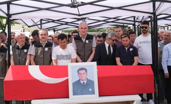 Muğla’da şehit olan orman muhafaza memuru için tören düzenlendi