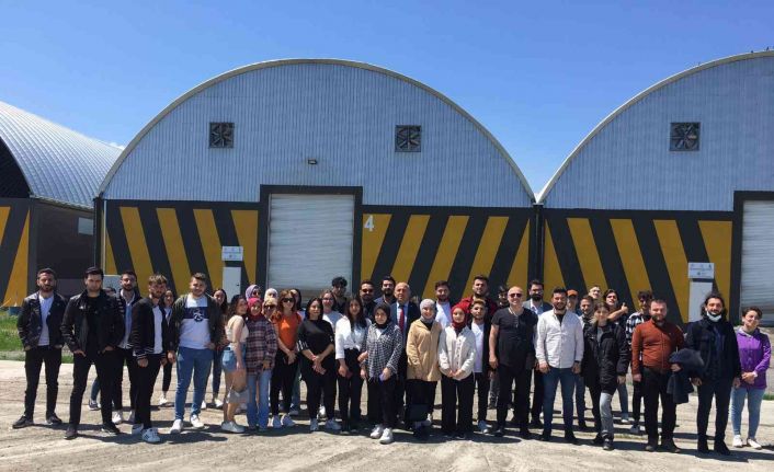 OMÜ’lü öğrenciler Türkiye’nin kuzeye açılan kapısı Samsun Lojistik Merkezi’nde