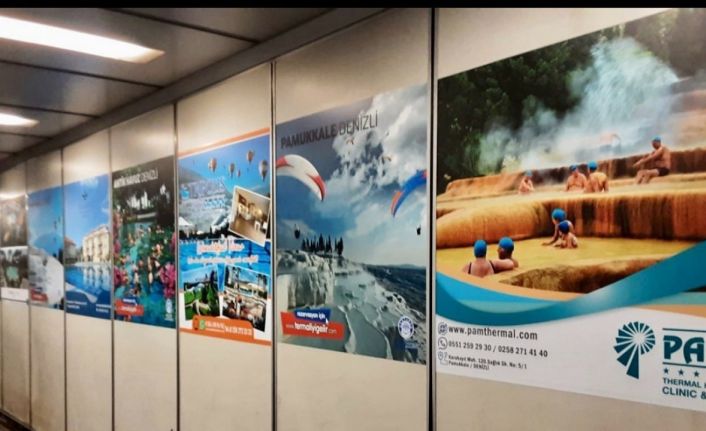 Pamukkale’nin termal otelleri yolcu trafiğinin en yoğun olduğu yaz aylarında tanıtıyor