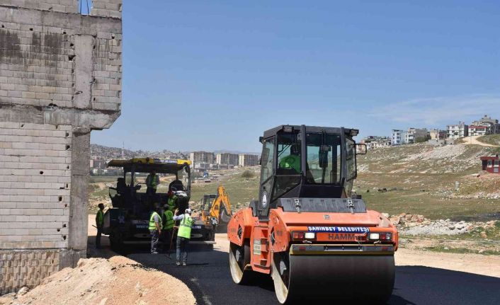 Şahinbey’de bahar ile birlikte asfalt çalışmaları hız kazandı