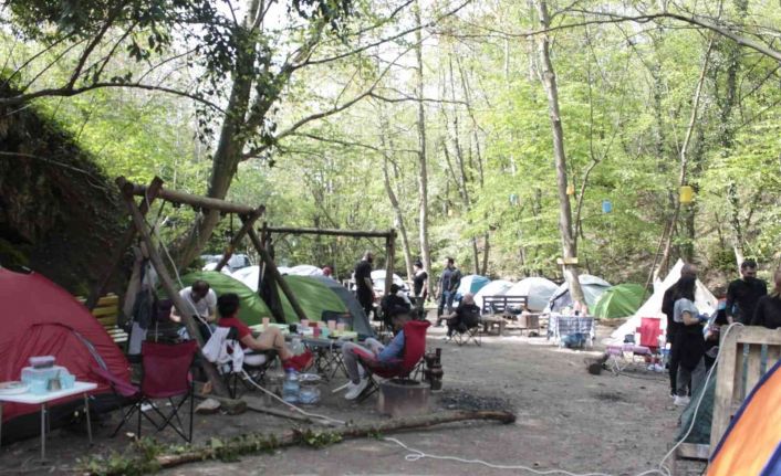 Yalova’da kamp turizmine ilgi her geçen gün artıyor