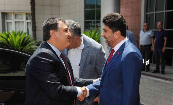 ADÜ Rektörü Aldemir, Dışişleri Bakan Yardımcısı ve AB Başkanı Kaymakcı’yı ağırladı