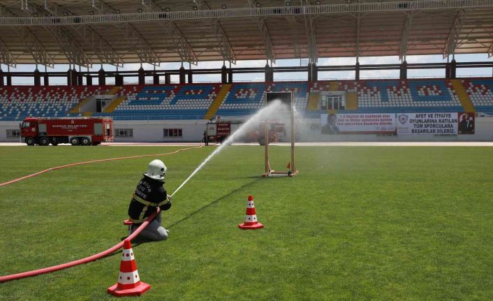 "Afet ve İtfaiye Oyunları” etkinliği renkli görüntülere sahne oldu