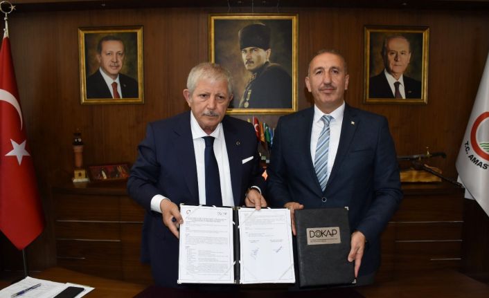 Amasya Belediyesi’nin Hatuniye Mahallesi’ndeki projesine DOKAP’tan destek