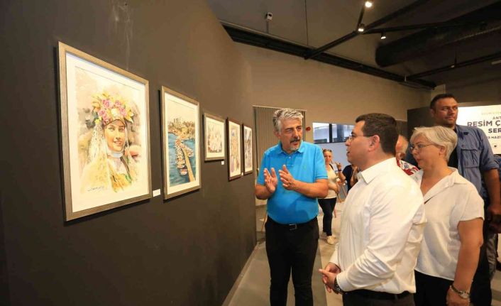 Antalya Resim Çalıştayı Sergisi kapıları açtı