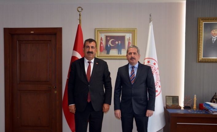 Bakan Yardımcısı Gürcan, TÜDKİYEB Başkanı Çelik’i kabul etti