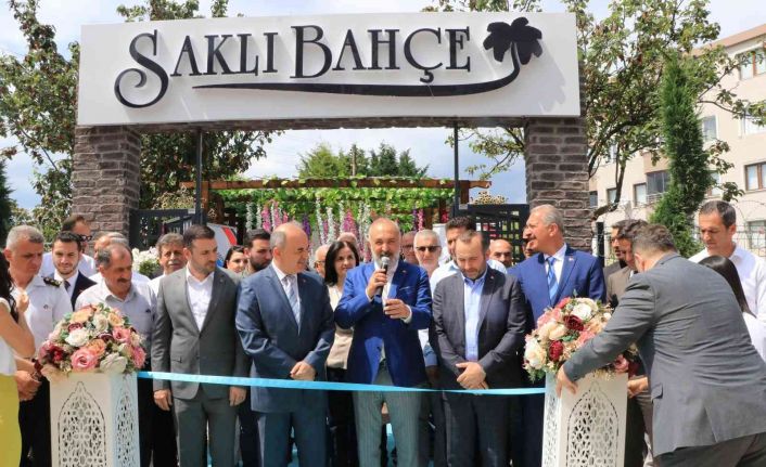 Çiftlikköy Belediyesi Saklı Bahçe Sosyal Tesisleri açıldı
