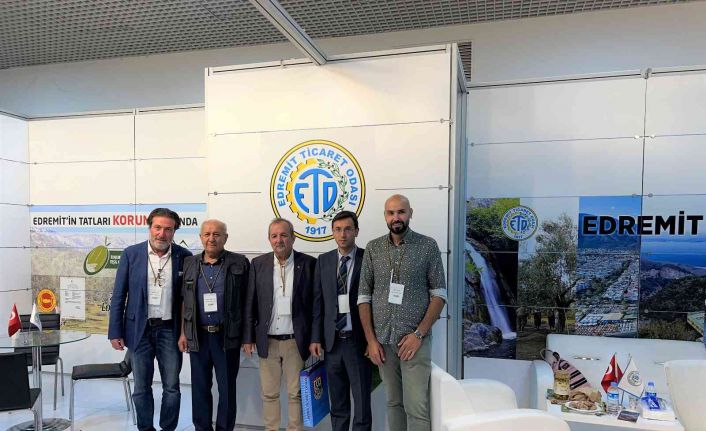 Edremit Körfezi yeşil çizik zeytini ve Edremit zeytinyağı Olivia İstanbul - Zeytin ve Zeytinyağı Fuarı ve Ulusal Zirvesi’nde tanıtıldı