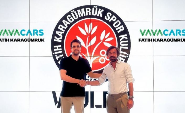 Fatih Karagümrük, teknik direktörlük görevine Andrea Pirlo’nun getirildiğini duyurdu.