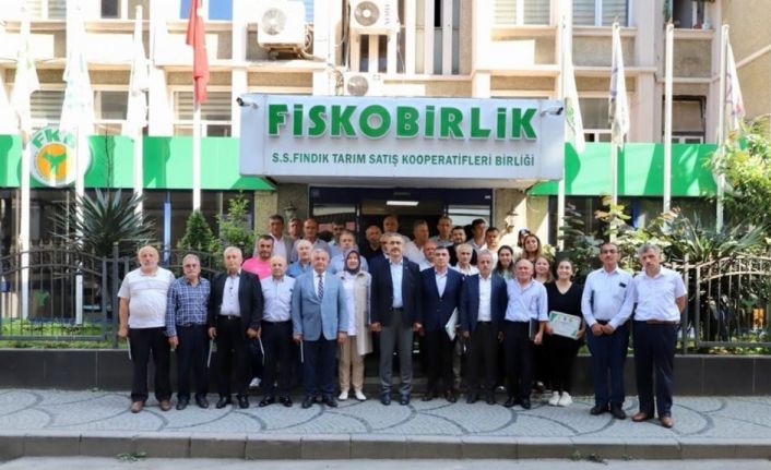 Giresun’un coğrafi işaretli ürünlerinin kullanım ve satış hakkı belgeleri törenle dağıtıldı