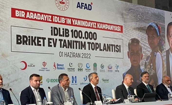 İçişleri Bakanı Soylu: “100 bin briket ev hedefine adım atıyoruz”