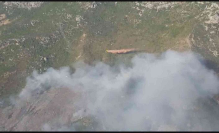 İzmir’deki orman yangını yaklaşık 15 saat sonra kontrol altına alındı