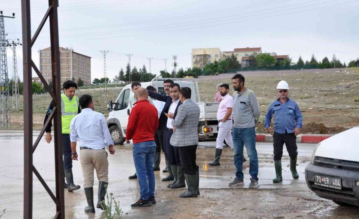Karaman Belediyesi sele zamanında müdahale ederken izlerini de kısa sürede sildi