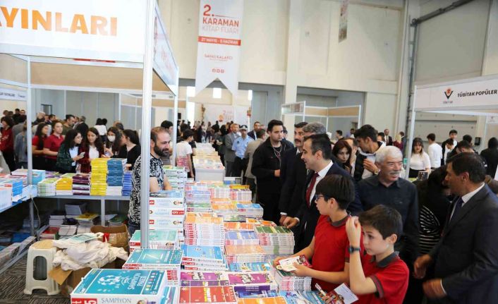 Karaman Belediyesinin düzenlediği Kitap Günleri sona erdi