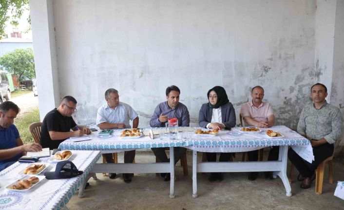 Kaymakam Dundar, sorunları yerinde dinledi