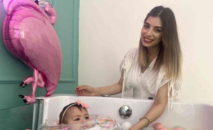 Kolik ve gaz sorunu olan bebekler SPA ve masajla rahatlıyor