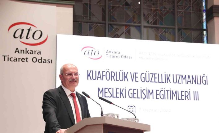 Kuaförlük ve güzellik uzmanlığı mesleki gelişim eğitimleri ATO’da devam ediyor