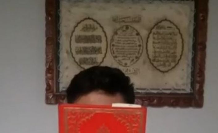 Kur’an-ı Kerim’e tekme atan genç: “Kur’an-ı Kerim olduğunu bilmeyerek vurdum”