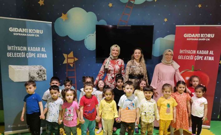 Kütahya Belediyesi Çocuk Bakımevi öğrencilerine, "Gıda Güvenilirliği ve Gıda İsrafı" eğitimi