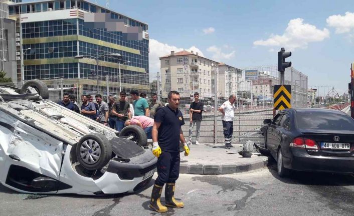 Malatya’da trafik kazası: 3 yaralı