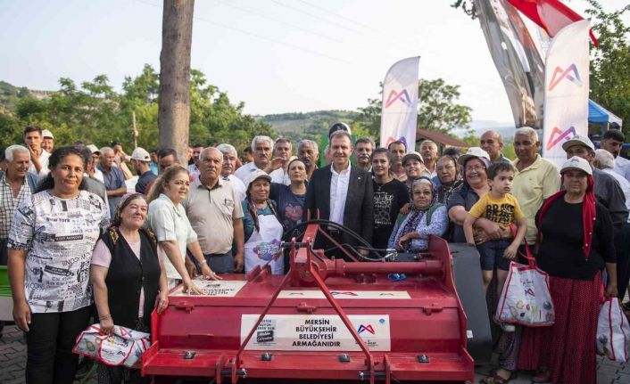 Mersin Büyükşehir Belediyesinden üreticiye çok yönlü destek
