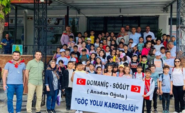 Minik öğrenciler Hayme Ana Türbesi’ni ziyaret etti