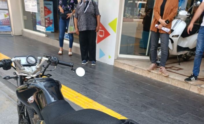Motosiklet sürücüsü değil, trafik canavarı çıktı