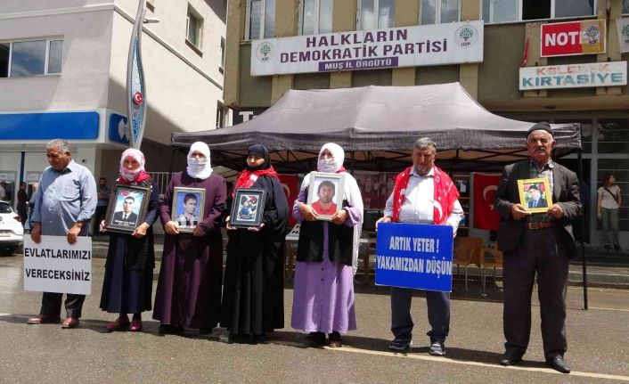 Muş’ta evlat nöbeti tutan anneler, HDP ve PKK’dan çocuklarını istiyor