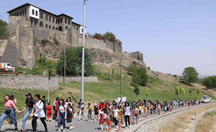 Öğrenciler “En Temiz Diyarbakır” için sur diplerini temizledi