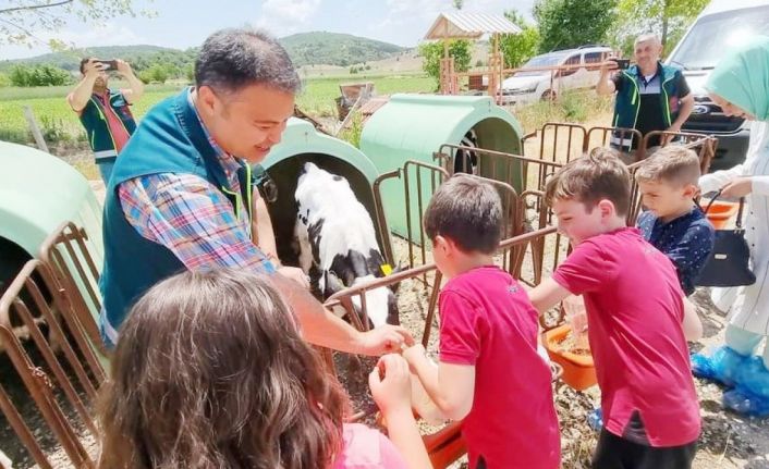 Öğrenciler süt üretimini yerinde incelediler