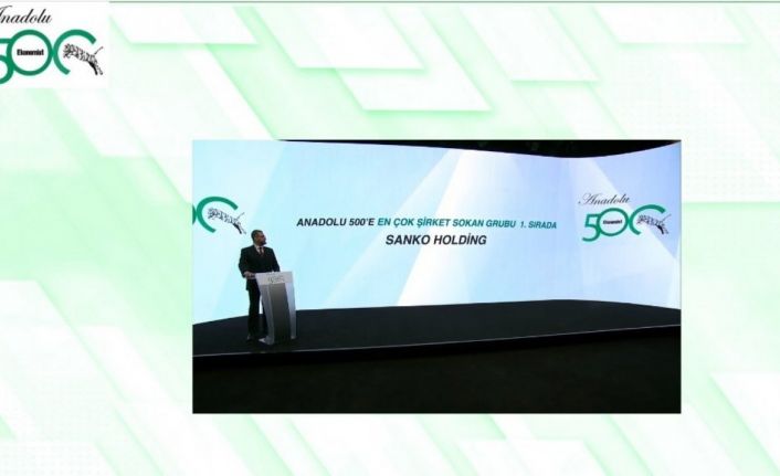 Sanko Holding’e listede en fazla şirketi bulunan grup ödülü