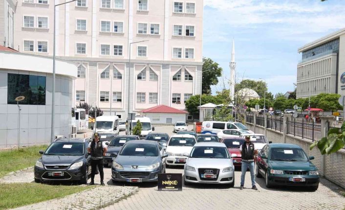 Uyuşturucudan tutuklanan 3 kişinin 14 aracına ve 3 milyonluk arazilerine el konuldu