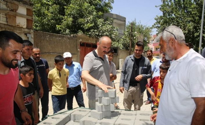 Vali Canalp, ek 150 bin metrekare parke taşı serimi için talimat verdi